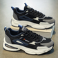 Sneakers da uomo con plateau spesso e mesh traspirante