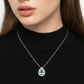 💙 Eleganza senza tempo | Collana con ciondolo a goccia blu | Perfetta per un look quotidiano ✨