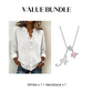 💎👚 Novità – Top con scollo a V e volant