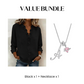 💎👚 Novità – Top con scollo a V e volant