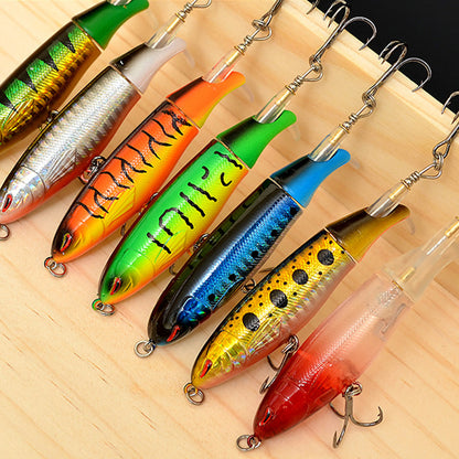 📢📢Sconto del 50%!! ⏰ Esche di superficie con elica – Wobbler/Popper, galleggianti, ideali per la pesca dei predatori