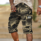 🩳 50% DI SCONTO ORA! ⚡ Pantaloncini cargo mimetici da uomo – Multitasche, regolabili e traspiranti (2XS–3XL) 🏔️