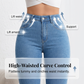 ⏰ Ora solo il 50% di sconto!🔥Jeans a zampa elasticizzati a vita alta da donna