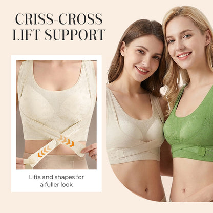 📢📢SCONTO DEL 50%!!⏰ Il comfort per tutto l'anno incontra la vestibilità perfetta! Reggiseno Cross-Back Lift & Form 👚⚡️