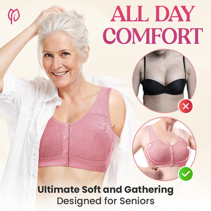 👙 SCONTO DEL 50% SUL REGGISENO SENZA FERRETTE! ✨ Chiusura frontale, copertura totale e nessuna pressione – comfort perfetto per le donne over 50 – ideale per l'uso quotidiano