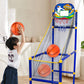 🏀⛹️ Gioco Arcade di Basket Indoor con 4 Palloni – Canestro per Bambini da Casa 🎯🏀 Perfetto per Sala Giochi & Feste, Sviluppa la Motricità, Telaio Indistruttibile, Pronto a Giocare!