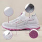 Scarpe slip-on ortopediche con supporto plantare in Fly Knit intrecciato