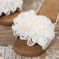 ✨Sandali con zeppa e applicazioni floreali da donna 👡Entra nell'estate con stile🌸