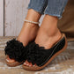 ✨Sandali con zeppa e applicazioni floreali da donna 👡Entra nell'estate con stile🌸