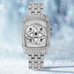 💎 Offerta speciale – Sconto del 50%！！💎 Orologio da polso da donna al quarzo con strass