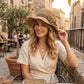 ⏰🔥 Offerta Estate 50% SCONTO! 🥳👒 Cappello di Paglia Elegante con Fiocco – Traspirante, Pieghevole e Perfetto per Spiaggia e Viaggi 💞💥
