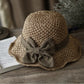 ⏰🔥 Offerta Estate 50% SCONTO! 🥳👒 Cappello di Paglia Elegante con Fiocco – Traspirante, Pieghevole e Perfetto per Spiaggia e Viaggi 💞💥