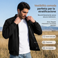 Men's Classic Bomber Jacket with Zip Front
