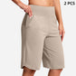 🔥Short da yoga a vita alta da donna con tasche