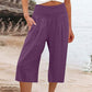 👖 Pantaloni corti da donna leggeri con elastico in vita (taglie S-3XL) – Comodi, morbidi e perfetti per look estivi casual ✨🌿
