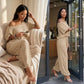 👚 SCONTO DEL 50%! 🌸 Set da casa “Soft-Touch” – Top asimmetrico con spalle scoperte e pantaloni larghi, comodo e perfetto per giornate rilassanti a casa 💃