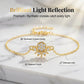 Lot de 2 — Bracelets superposés ☀️Soleil et Lune brillant ensemble ✨