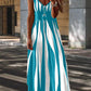 👗 -50%: Abito a righe con spalline sottili — Aderente e leggero