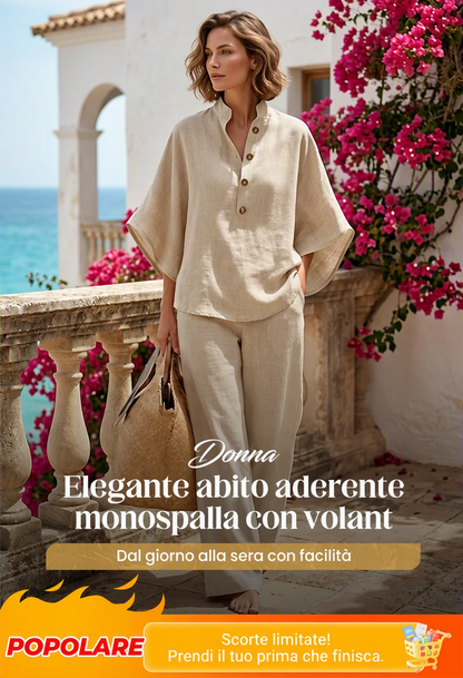 💃 RISPARMIA IL 50% 📢 Set di moda donna 🔥 Collo alto + pantaloni a gamba larga – elegante, di alta qualità e perfetto per tutti i giorni ✨