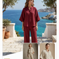 💃 RISPARMIA IL 50% 📢 Set di moda donna 🔥 Collo alto + pantaloni a gamba larga – elegante, di alta qualità e perfetto per tutti i giorni ✨