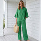 💃 RISPARMIA IL 50% 📢 Set di moda donna 🔥 Collo alto + pantaloni a gamba larga – elegante, di alta qualità e perfetto per tutti i giorni ✨