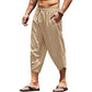 Pantaloni capri casual da uomo a zampa