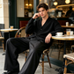 👖 50% DI SCONTO! ⏳ Pantaloni da completo da uomo a gamba larga dal taglio classico – Taglio sartoriale, tessuto traspirante e perfetti per il lavoro, i matrimoni o gli eventi formali ✨