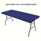 Copertura per piano tavolo in tessuto elasticizzato in confezione, adatta per tavoli da 4 ft / 6 ft / 8 ft