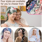 Foulard a turbante preannodato con stampa floreale da donna