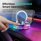 📱 Supporto da auto RGB per cellulare ✅ Fissaggio automatico e ricarica wireless | Guida sicura con una sola mano 🚗