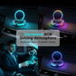 📱 Supporto da auto RGB per cellulare ✅ Fissaggio automatico e ricarica wireless | Guida sicura con una sola mano 🚗