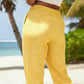 Pantaloni capri estivi da donna a quadri