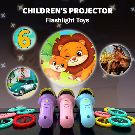 🔦 SOLO PER UN PERIODO LIMITATO: SCONTO DEL 50%! 💥 Torcia proiettore per bambini – 2 in 1, non richiede messa a fuoco, luce soffusa ✨