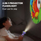 🔦 NUR FÜR BEGRENZTE ZEIT: 50 % RABATT! 💥 Kinder-Projektor-Taschenlampe – 2-in-1, kein Fokussieren erforderlich, sanftes Licht ✨