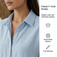 👗Abito camicia casual da donna in misto lino