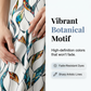 🌿 OFFERTA LIMITATA -50%! ✨ Completo da donna a due pezzi – Top con fiocco laterale e pantaloni con motivo botanico, tessuto traspirante di alta qualità · Azzurro e verde chiaro · S–5XL (EU34-54) 💐