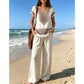 👗 OFFERTA A TEMPO LIMITATO: SCONTO DEL 50%! ✨ Set composto da top e pantaloni stampati da donna – stampe boho, vestibilità comoda, perfetto per le vacanze 🌴