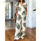 👗 OFFERTA A TEMPO LIMITATO: SCONTO DEL 50%! ✨ Set composto da top e pantaloni stampati da donna – stampe boho, vestibilità comoda, perfetto per le vacanze 🌴