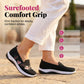 👟🌸 Scarpe slip-on in maglia con motivi floreali