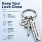 Portachiavi a forma di croce in acciaio inossidabile – Drive Safe
