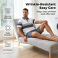 👕 Set Due Pezzi Camicia & Shorts da Uomo – Comodo, Traspirante & Versatile per Estate, Tempo Libero & Viaggi ☀️🩳