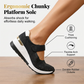 Scarpe con plateau e aperture laterali traspiranti da donna