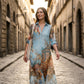 👗✨ ESCLUSIVO – SCONTO DEL 50%! Elegante abito boho con abbottonatura – Motivo retrò, silhouette fluida e perfetto per le feste, le vacanze e la vita di tutti i giorni 🌿