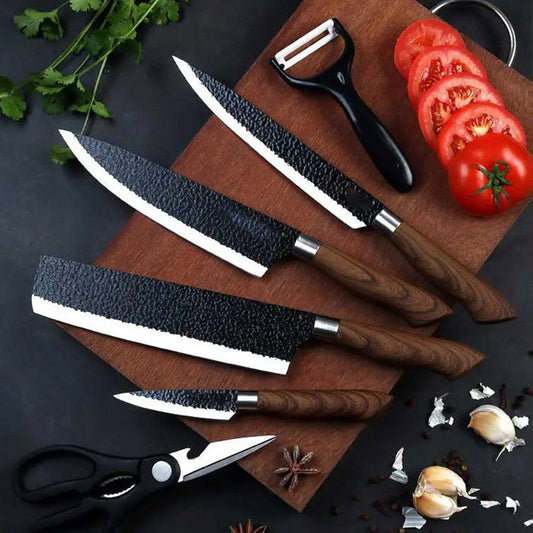 Set professionale di coltelli da cucina in acciaio inossidabile