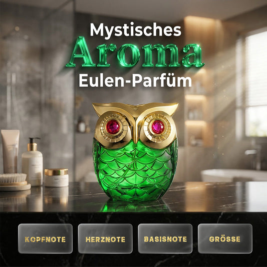 ⏳Offerta a tempo limitato⏰ Eau de Parfum Mystical – Fragranza misteriosa, elegante flacone a forma di gufo, lunga durata. 🌙💎