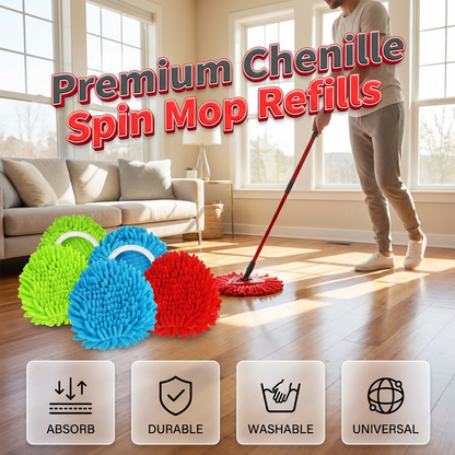 Testina di ricambio per mop Chenille Spin