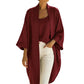 Set da donna composto da canotta e cardigan