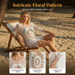 🧶 SCONTO DEL 50% A TEMPO LIMITATO! ✨ Copricostume da spiaggia all’uncinetto – Stile bohémien, nappine, regolabile 🏖️