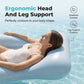 Lettino galleggiante da piscina in PVC delicato sulla pelle