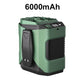 Ventilatore da cintura multifunzionale da 6000 mAh con 100 impostazioni e torcia